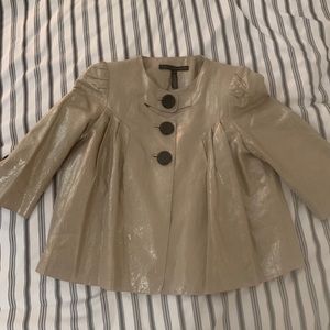 Robert Rodriguez metallic blazer/cape